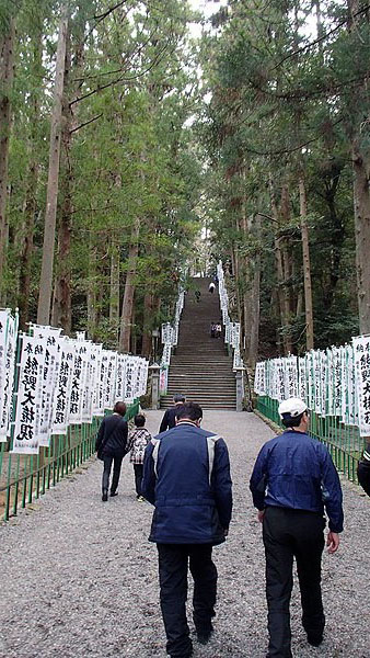 熊野本宮の階段